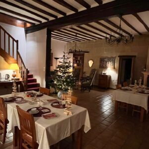 Petit déjeuner de Noël de la maison d'hôtes La Closerie Saint-Vincent Amboise